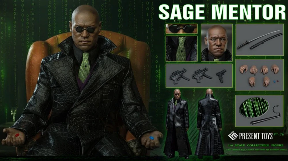 Figurka Morpheus (Sage Mentor) - Matrix 1/6 Action Figure