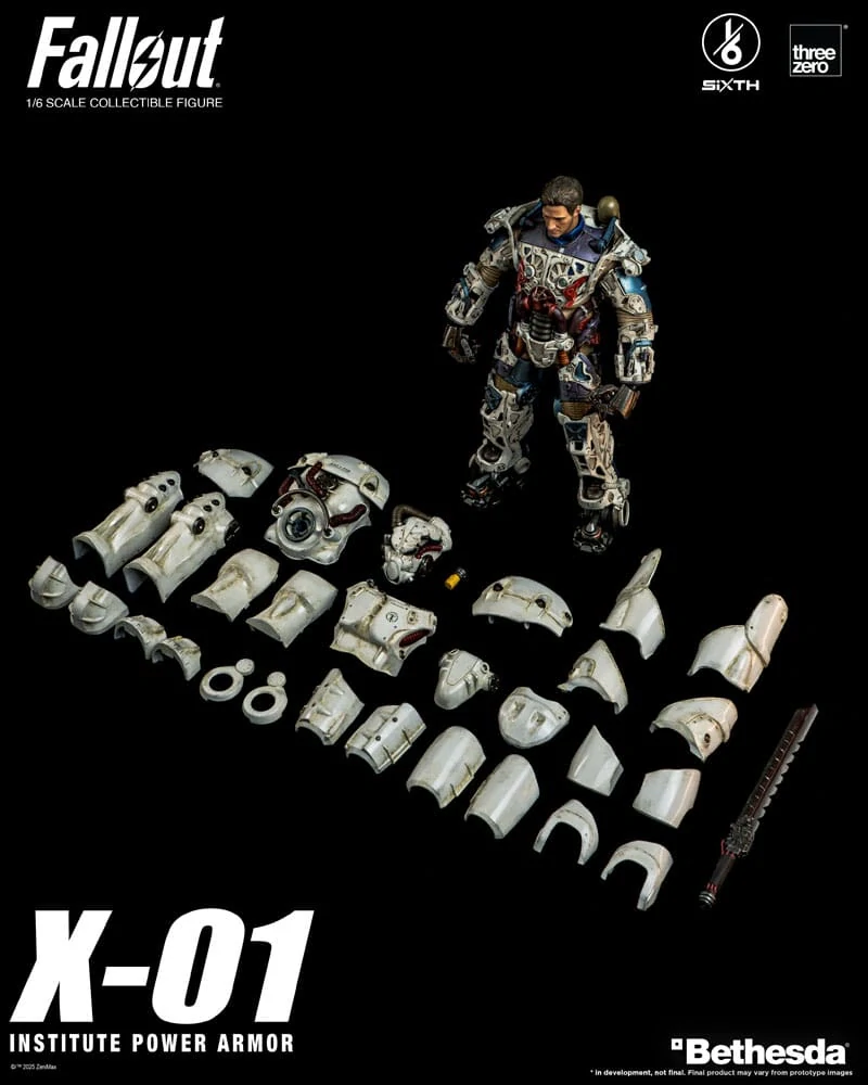 Figurka X-01 Institute Power Armor - Fallout FigZero Action Figure 1/6