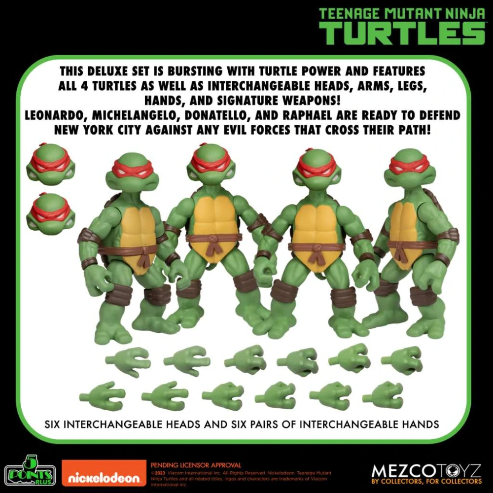 Sada figurek Teenage Mutant Ninja Turtles Deluxe Set Action Figures 