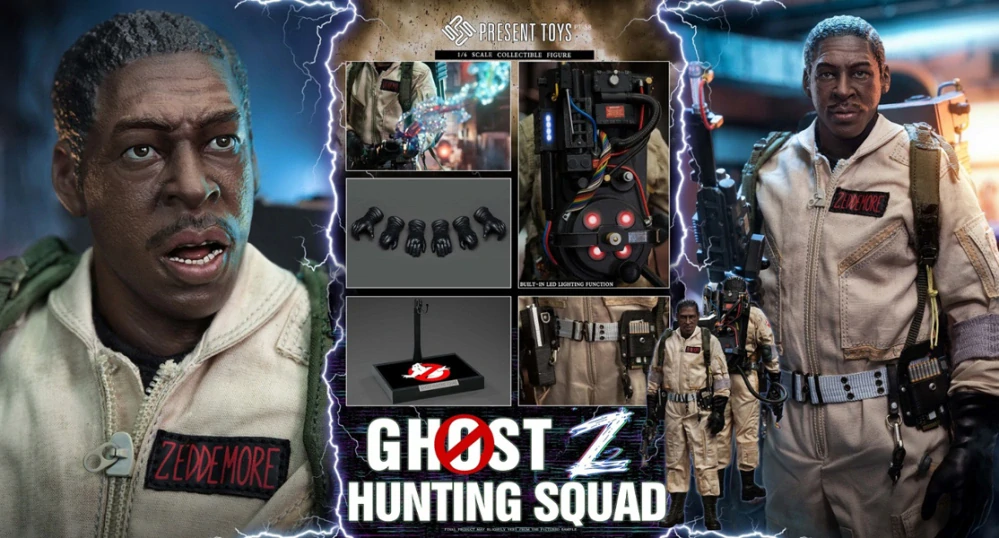 Figurka Winston Zeddemore (Ghost Hunting Squad) - Ghostbusters 1/6 Action Figure