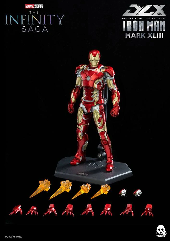 Figurka Iron Man Mark 43 - Infinity Saga DLX Action Figure 1/12
