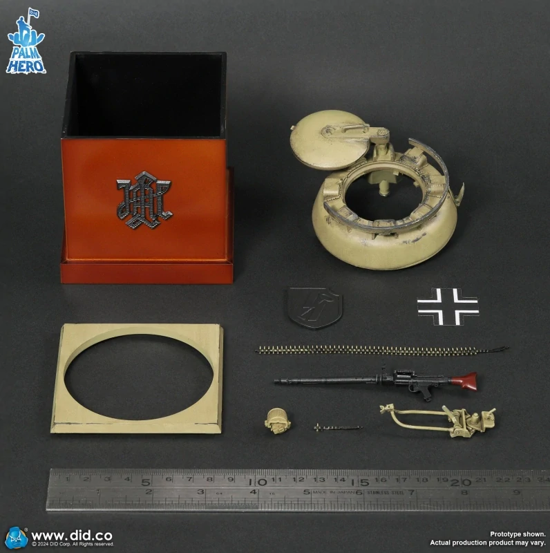 Diorama German Panther Tank Diorama (Sand) 1/12 Palm Hero Series