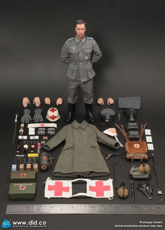Figurka Gröger - WWII German WH Medic Officer Candidate Unterazt 1/6 Action Figure