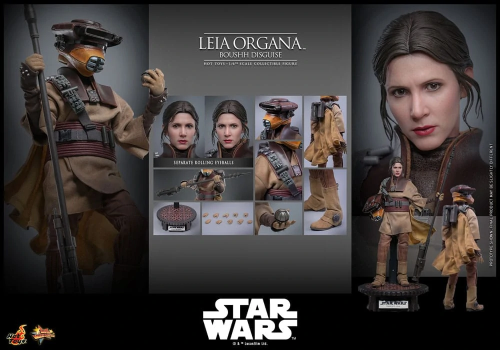 Figurka Leia Organa (Boushh Disguise) - Star Wars Episode VI Movie Masterpiece Action Figure 1/6
