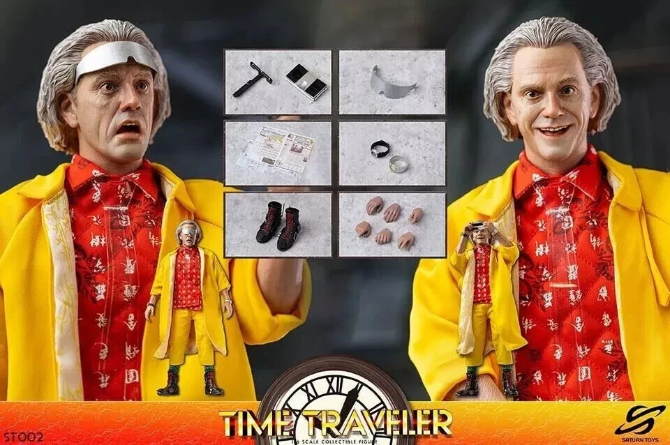 Figurka Doc Brown - Back To The Future II Action Figure 1/6