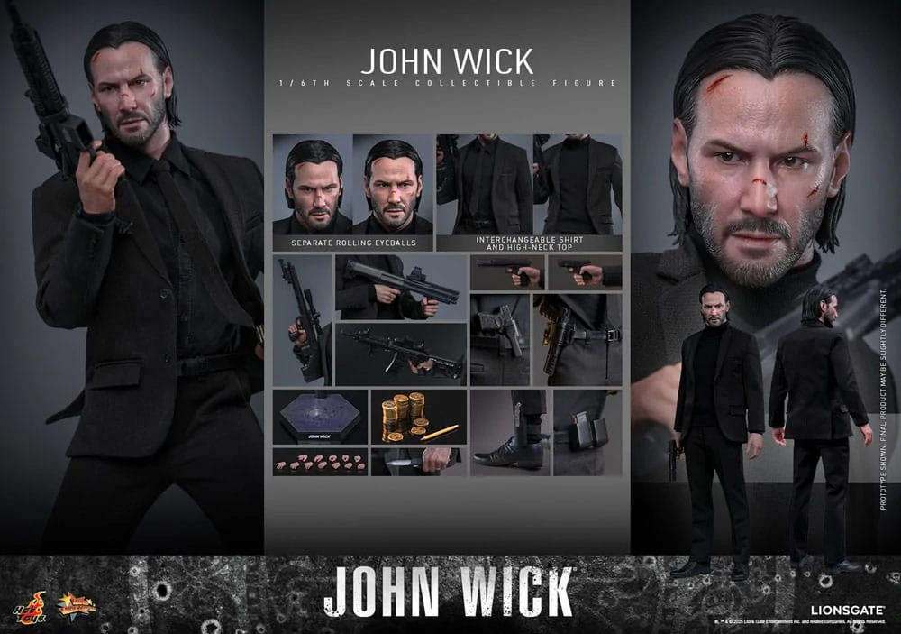 Figurka John Wick Movie Masterpiece Action Figure 1/6