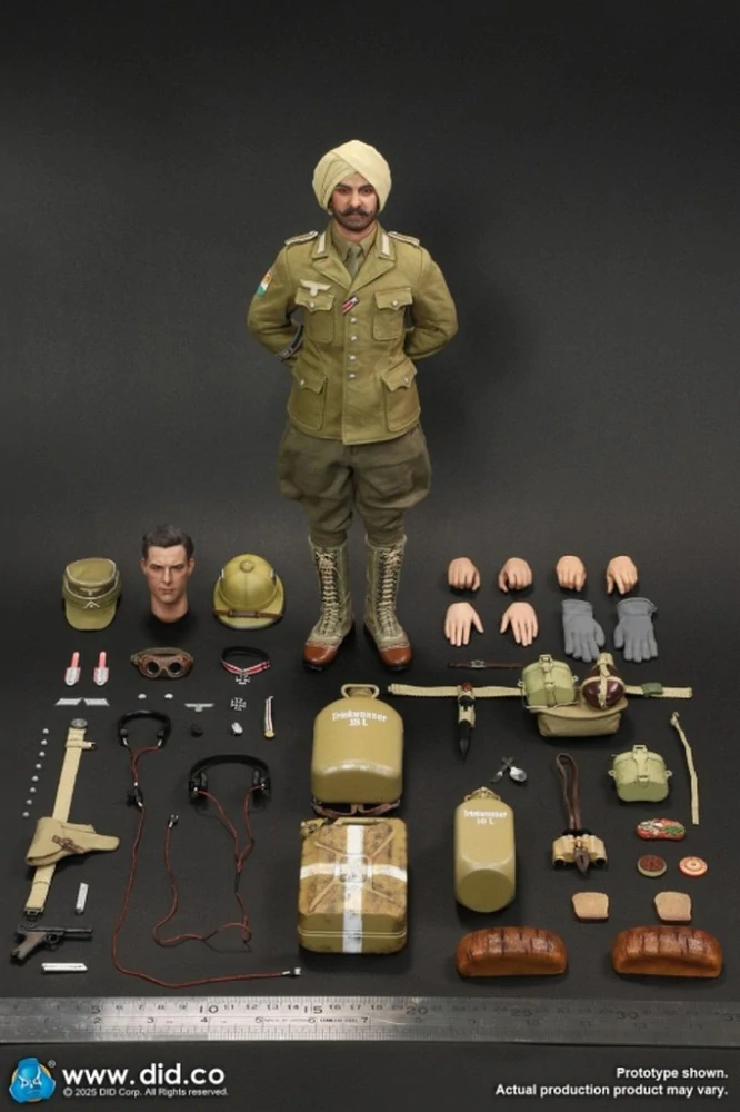 Figurka Supply Duty Ishaan & Panzer Commander Stauffenberg -  WWII German Africa Corps 1/6 Action Figure