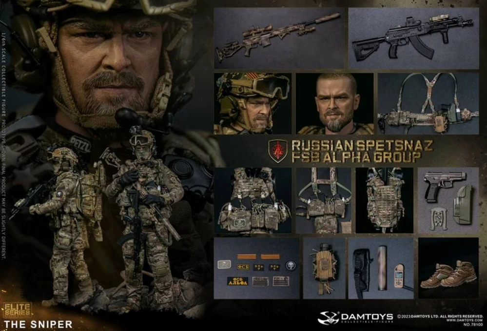Figurka The Sniper - Russian Spetsnaz FSB Alpha Group 1/6 Action Figure