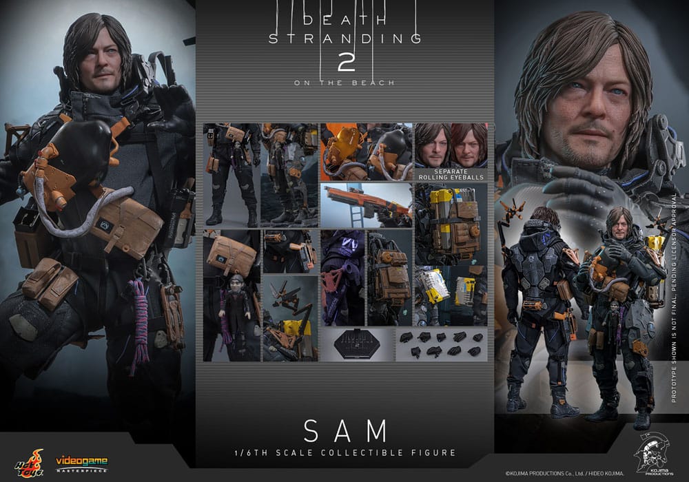 Figurka Sam - Death Stranding 2: On the Beach Videogame Masterpiece Action Figure 1/6