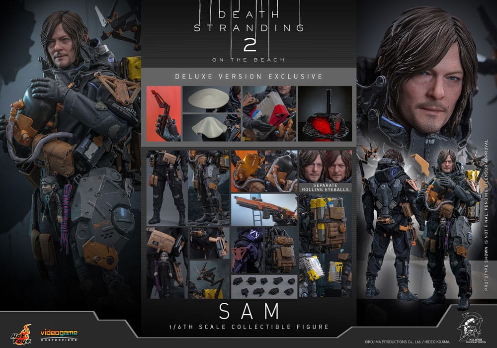 Figurka Sam (Deluxe Version) - Death Stranding 2: On the Beach Videogame Masterpiece Action Figure 1/6