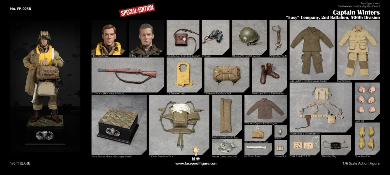 Figurka Captain Winters (Special Edition) - Band of Brothers 1/6 Action Figure