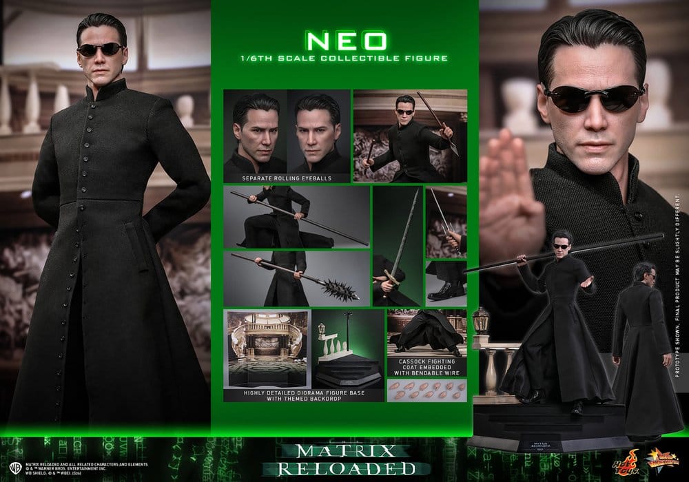 Figurka Neo - Matrix Movie Masterpiece Action Figure 1/6
