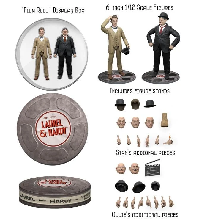 Figurky Laurel & Hardy 1/12 Action Figure 2-pack