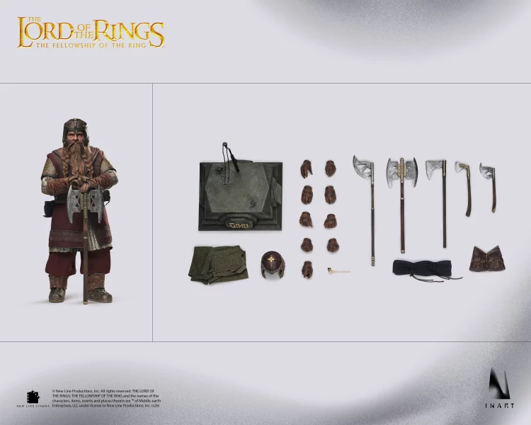 Figurka Gimli - Lord of the Rings Action Figure 1/6