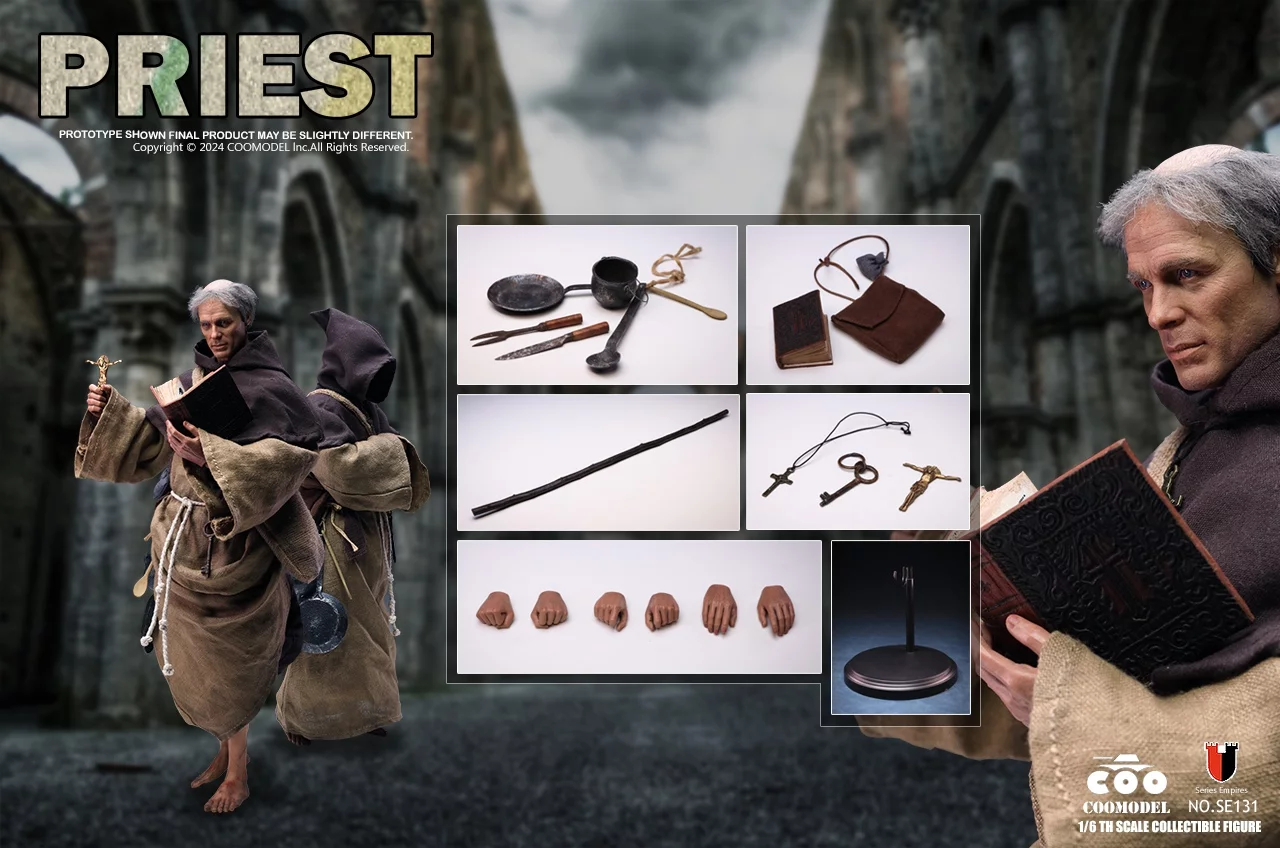 Figurka Medieval Priest - Series Of Empires 1/6 Action Figure