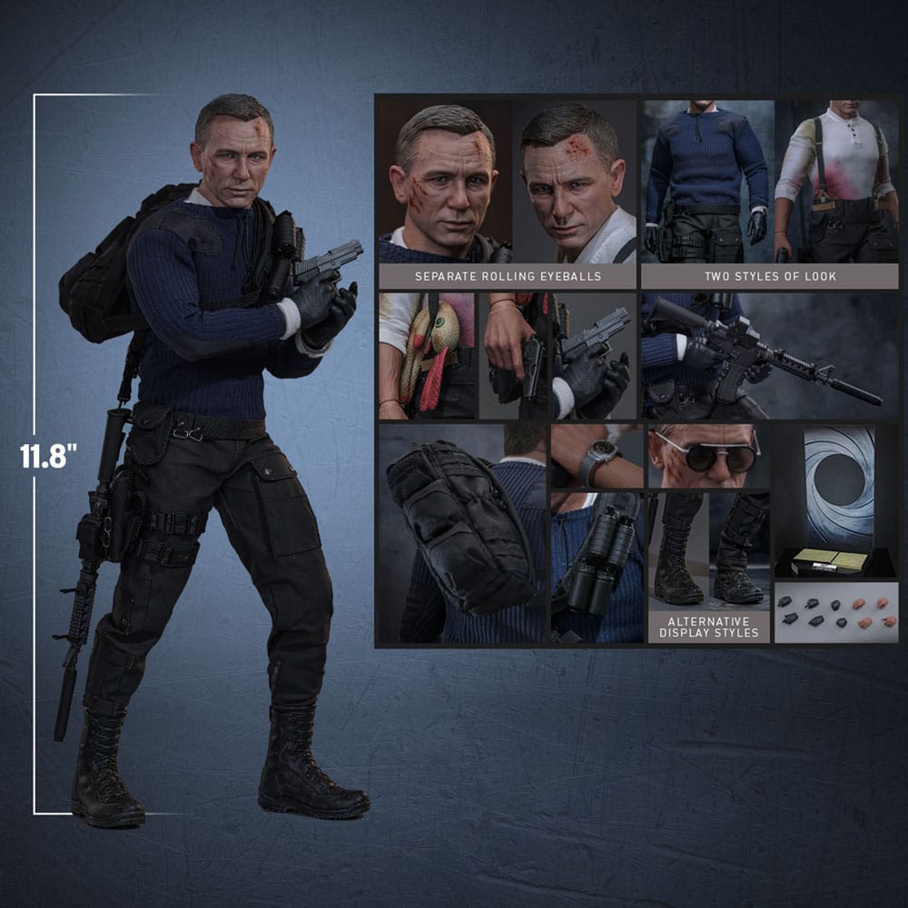 Figurka James Bond (Commando Outfit) - No Time To Die Movie Masterpiece Action Figure 1/6