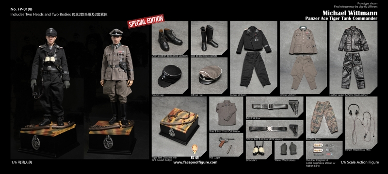 Figurka Michael Wittmann (Special Version) - Panzer Ace Tiger Tank Commander 1/6 Figure