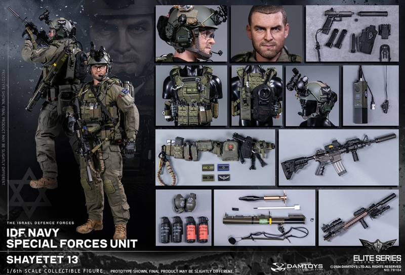 Figurka IDF Navy Special Forces Unit - Shayetet 13 Action Figure 1/6