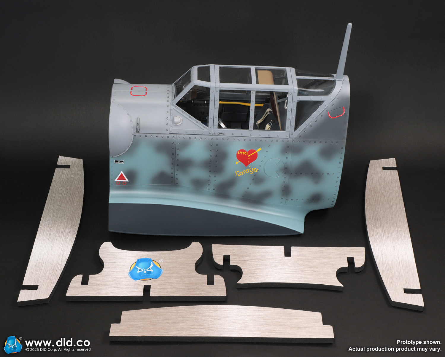 Diorama Bf-109G Cockpit (Grey Blue) 1/6