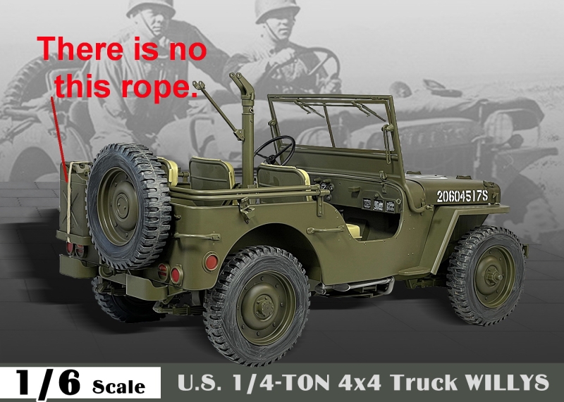 Automobil U.S. 1/4-Ton 4x4 Truck Willys 1/6