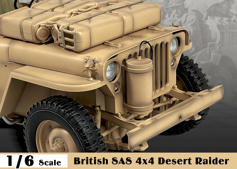 Automobil British SAS 4x4 Desert Raider 1/6