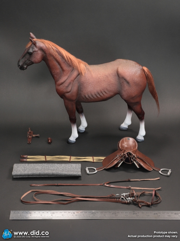 Figurka WWII Brown German War Horse 1/6 Action Figure