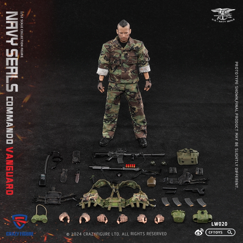 Figurka Kelly Lake (Commando Vanguard) - Navy Seals 1/12 Action Figure