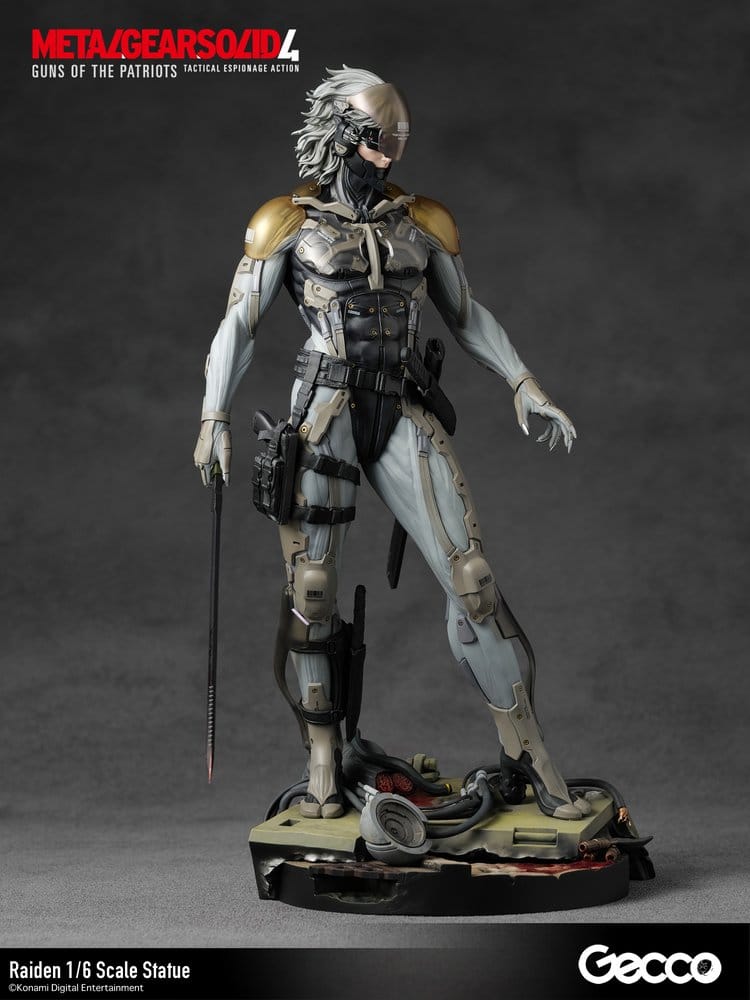 Soška Raiden - Metal Gear Solid 4 Guns of the Patriots Statue 1/6