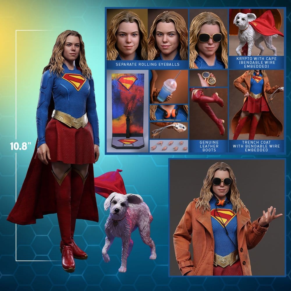Figurka Supergirl & Krypto - DC Comics Movie Masterpiece Action Figure Set