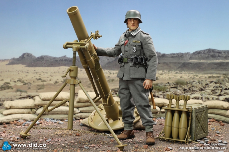 Zbraň pro 1/6 figurky WWII German 12cm Granatwerfer 42 Mortar (Sand)