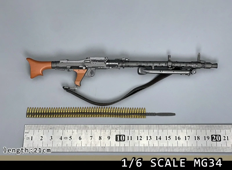Zbraň pro 1/6 figurky - MG34 Machine Gun 