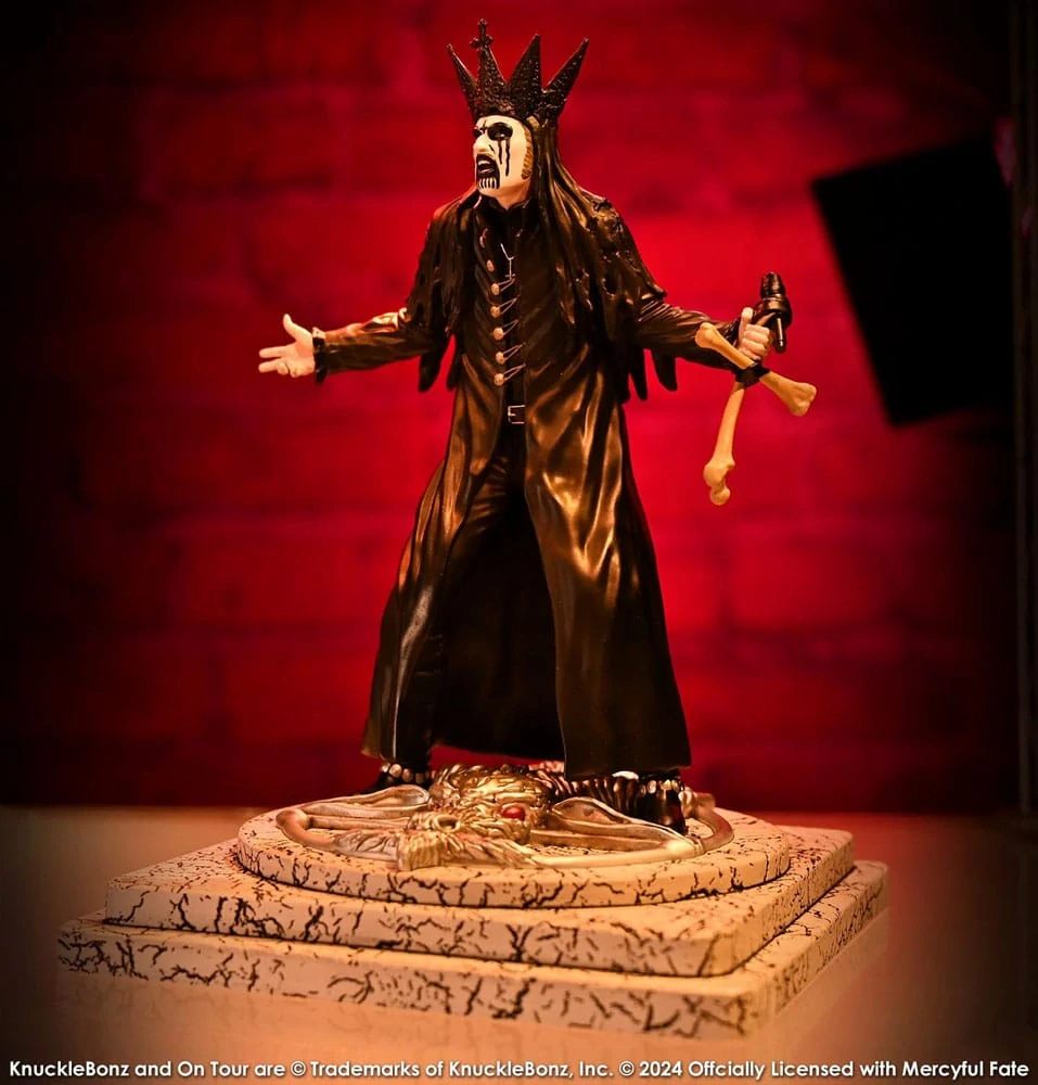 Soška King Diamond III (Black Version) - Mercyful Fate Rock Iconz Statue