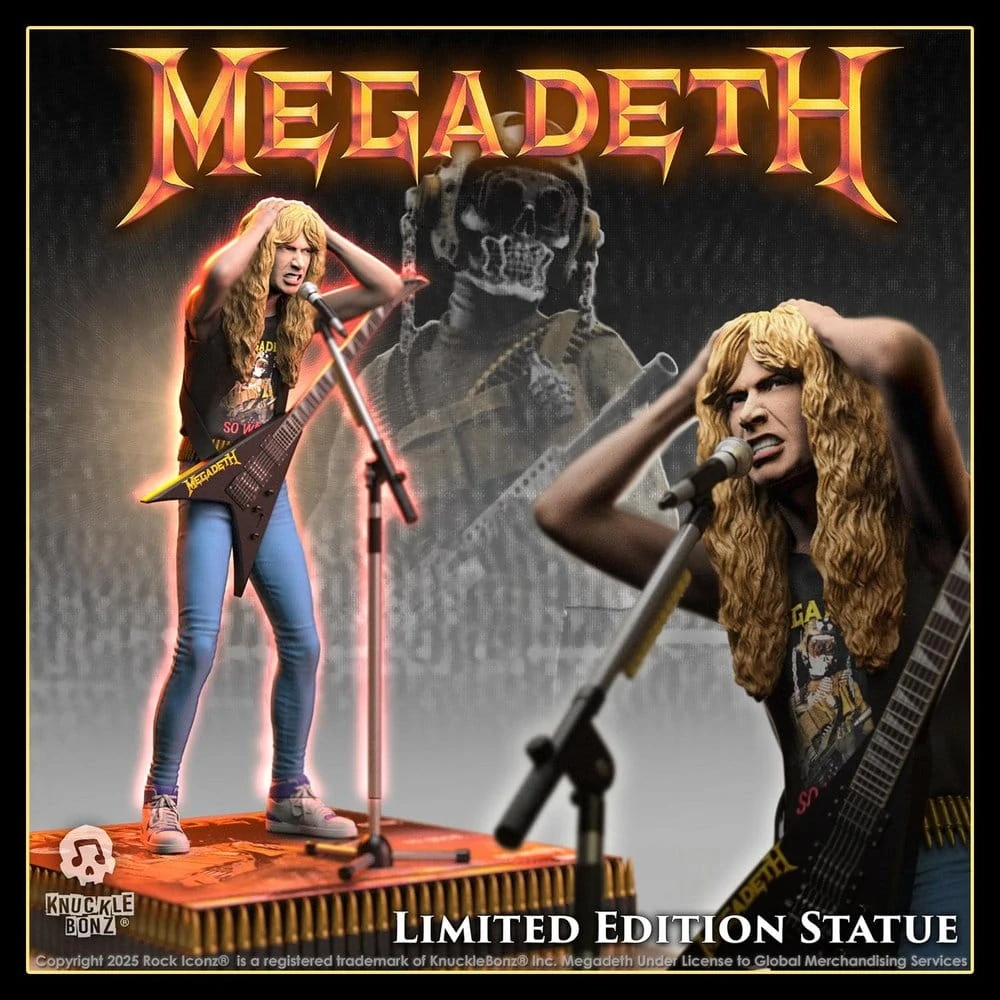 Soška Dave Mustaine II - Megadeth Rock Iconz Statue