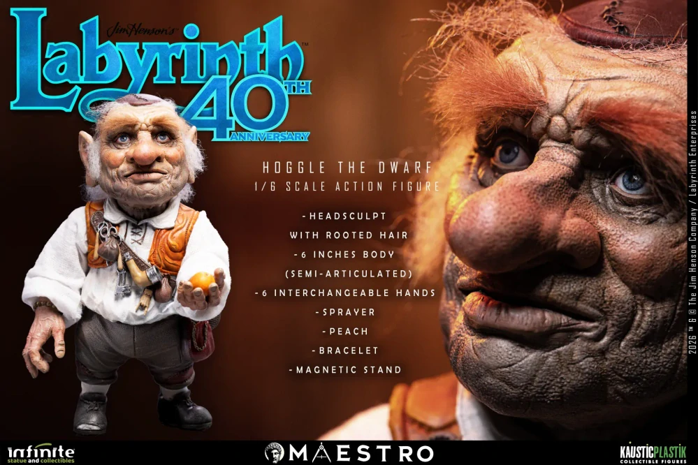Figurka Hoggle The Dwarf - Labyrinth 1/6 Action Figure