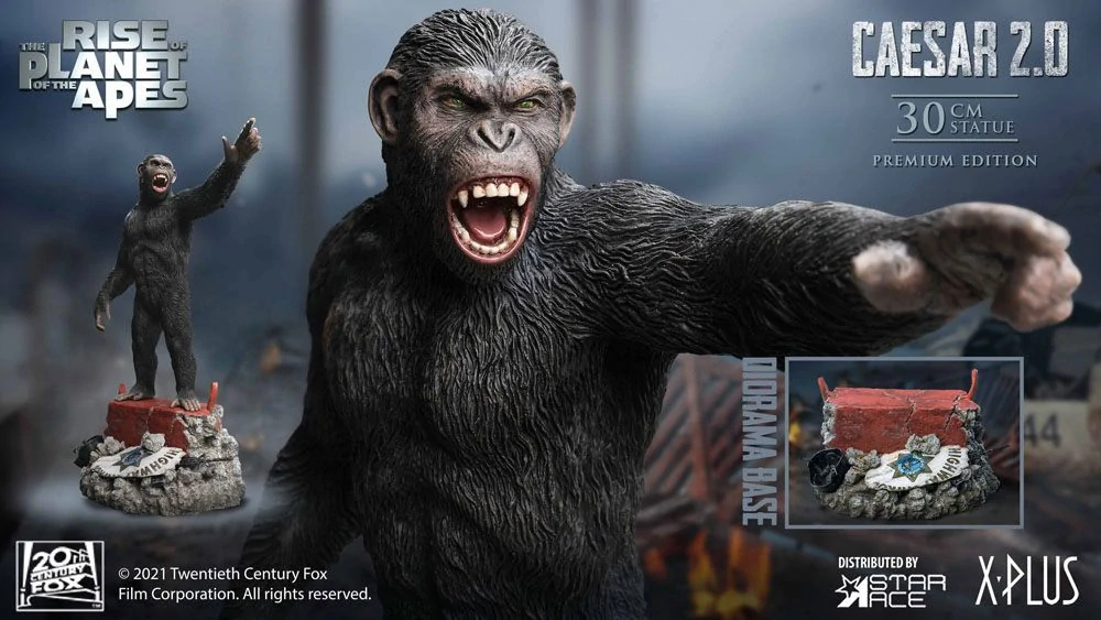 Soška Caesar 2.0 Deluxe Version - Rise of the Planet of the Apes Statue