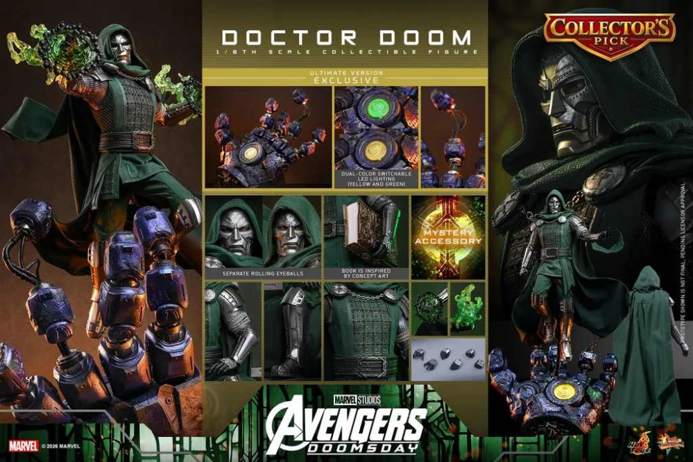 Figurka Doctor Doom (Ultimate Version) - Avengers: Doomsday Action Figure 1/6