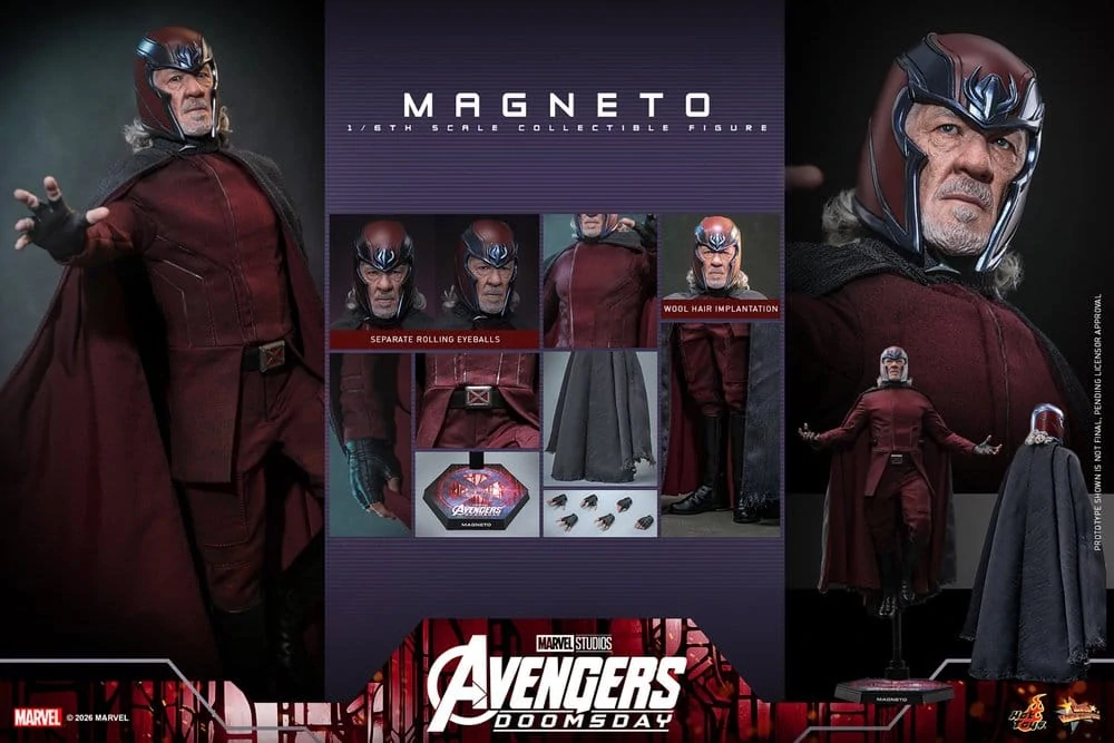 Figurka Magneto - Avengers: Doomsday Action Figure 1/6