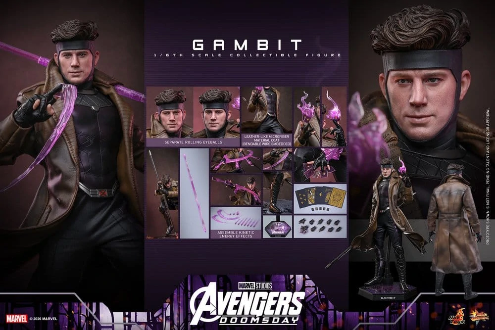 Figurka Gambit - Avengers: Doomsday Action Figure 1/6