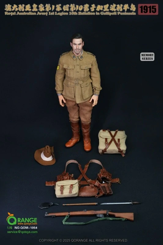 Sada příslušenství Royal Australian Army 1st Legion 10th Battalion Gallipoli Peninsula 1915 Set 1/6