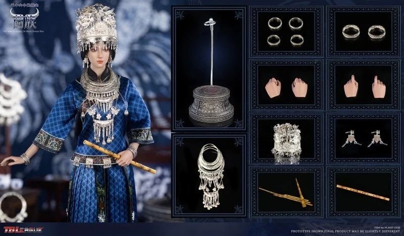 Figurka The Miao of China’s 56 Ethnic Groups (Blue Version) 1/6 Action Figure