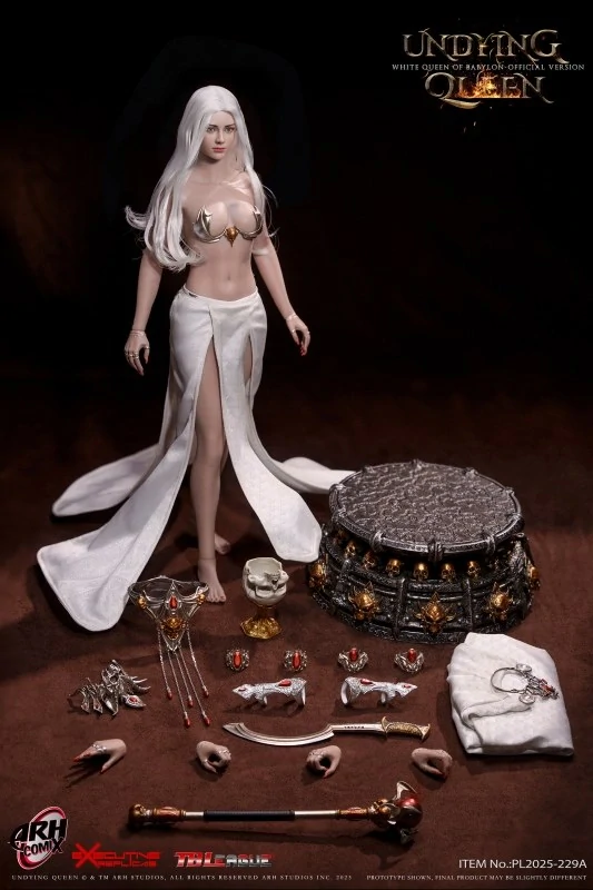 Figurka Undying Queen - White Queen Of Babylon (Official Version) 1/6 Action Figure