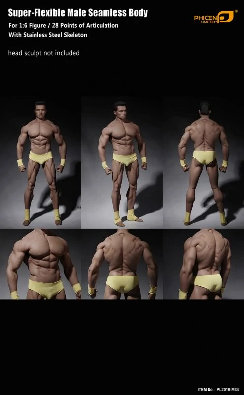 Tělo pro 1/6 figurky Super Flexible Male Seamless Body