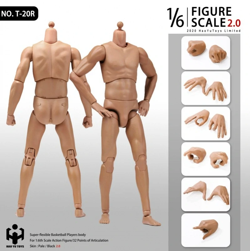 Tělo pro 1/6 figurky Super Caucasian Male Body