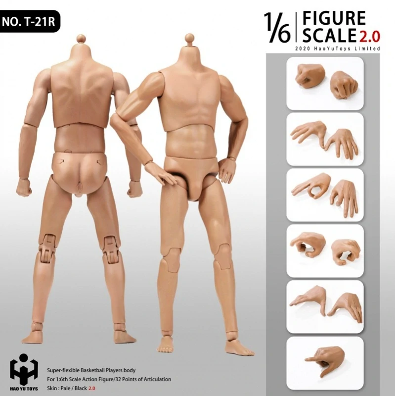 Tělo pro 1/6 figurky Super Caucasian Male Body