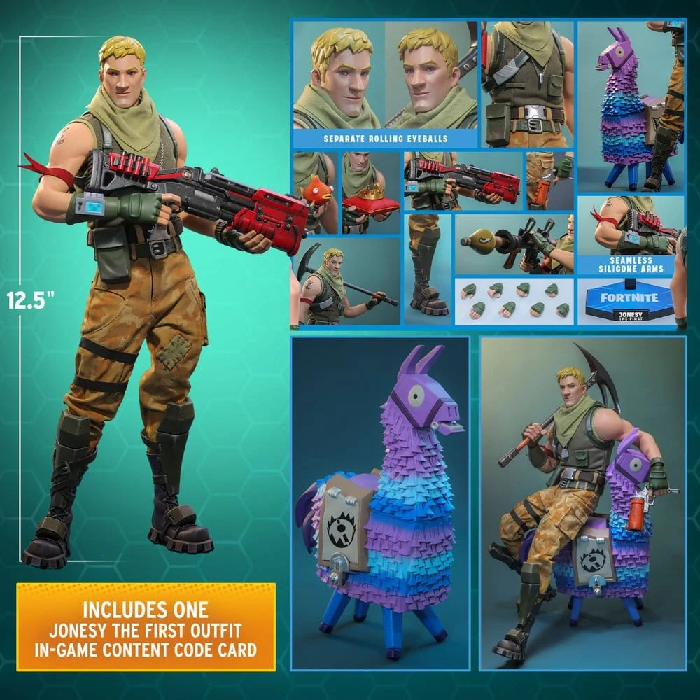 Figurka Jonesy The First - Fortnite Action Figure 1/6