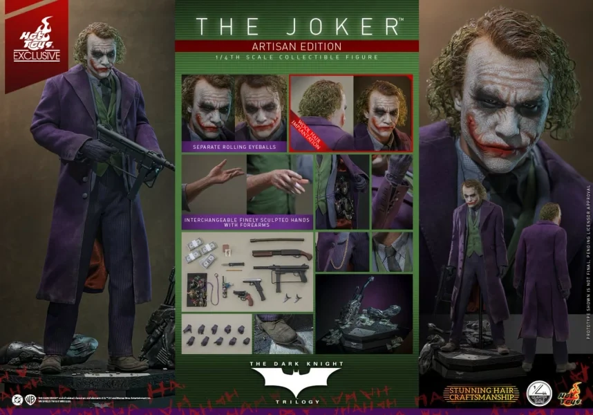 Figurka Joker 2.0 Artisan Edition - Batman Dark Knight 1/4 Exclusive Action Figure