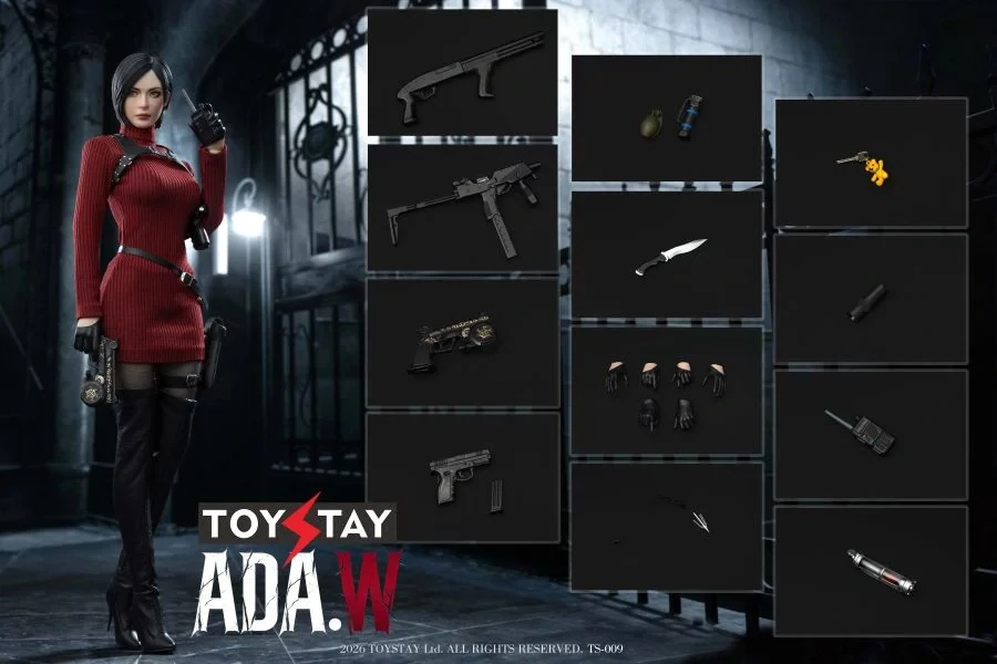 Figurka Ada Wong Red Sweater Version (Ada.W) - Resident Evil 1/6 Action Figure