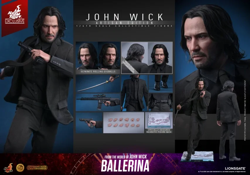 Figurka John Wick (Artisan Edition) - Balerina Exclusive Movie Action Figure 1/6