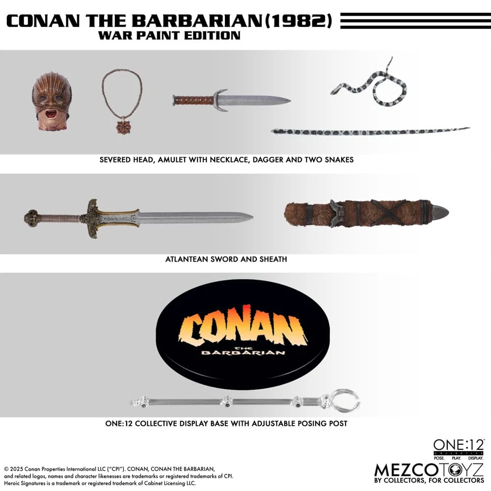 Figurka Conan (1982) - Conan the Barbarian Action Figure 1/12