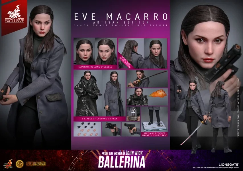 Figurka Eve Macarro (Artisan Edition) - Balerina Exclusive Movie Action Figure 1/6